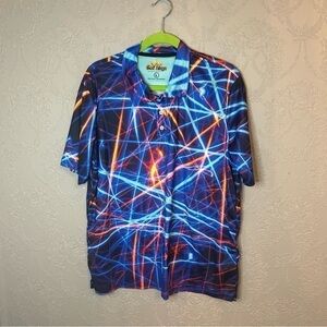 Golf King laser 90’s design shirt L large great condition
